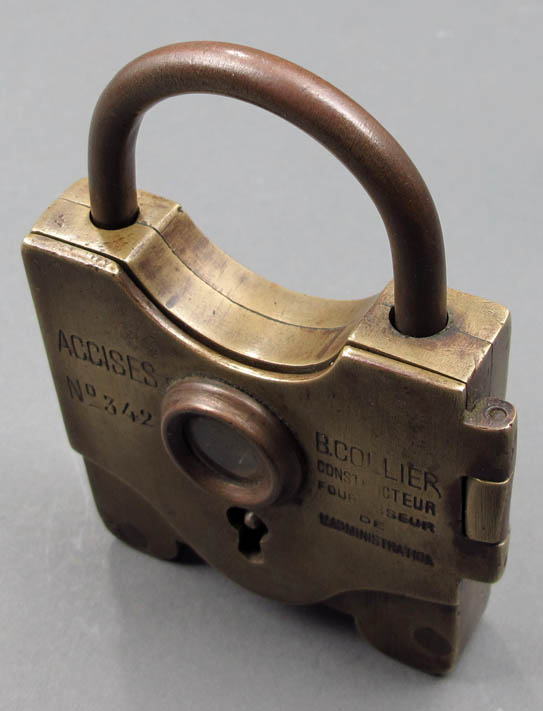 RestraintsBlog Paper Seal Padlock 19th Cent. Cadenas
