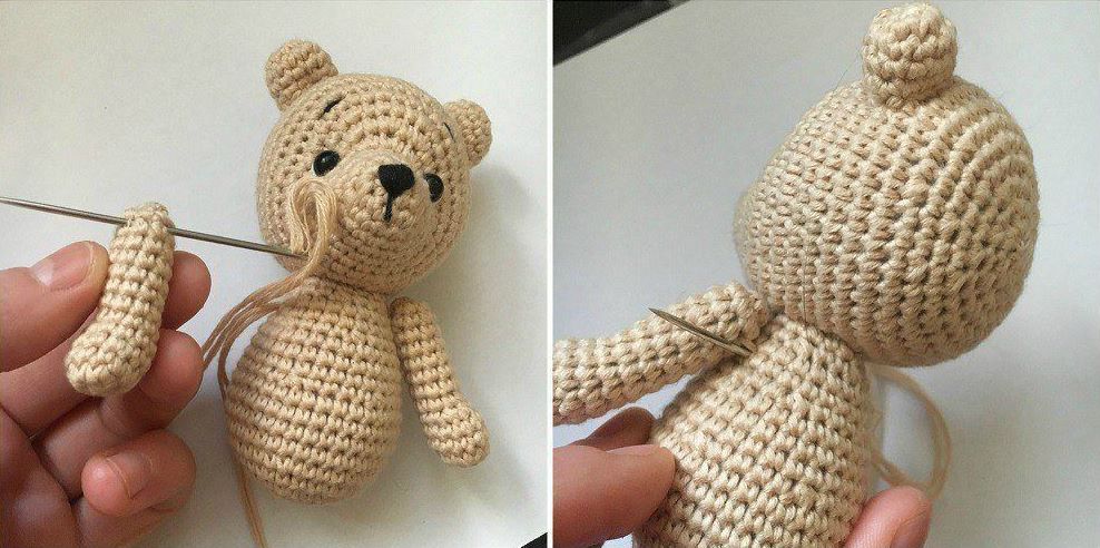 Amigurumi bear crochet tutorial Amigurumi bear crochet tutorial