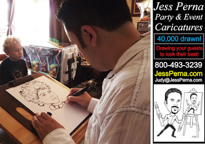 Hire a caricaturist for kids parties