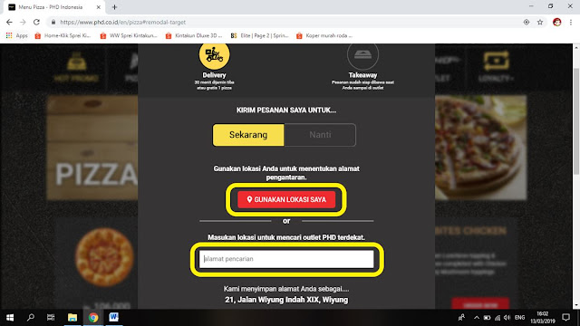 Cara Mudah Order Pizza Hut Delivery Online Cara Mudah Order Pizza Hut Delivery Online
