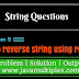 How to Reverse given String using Recursion in Java?