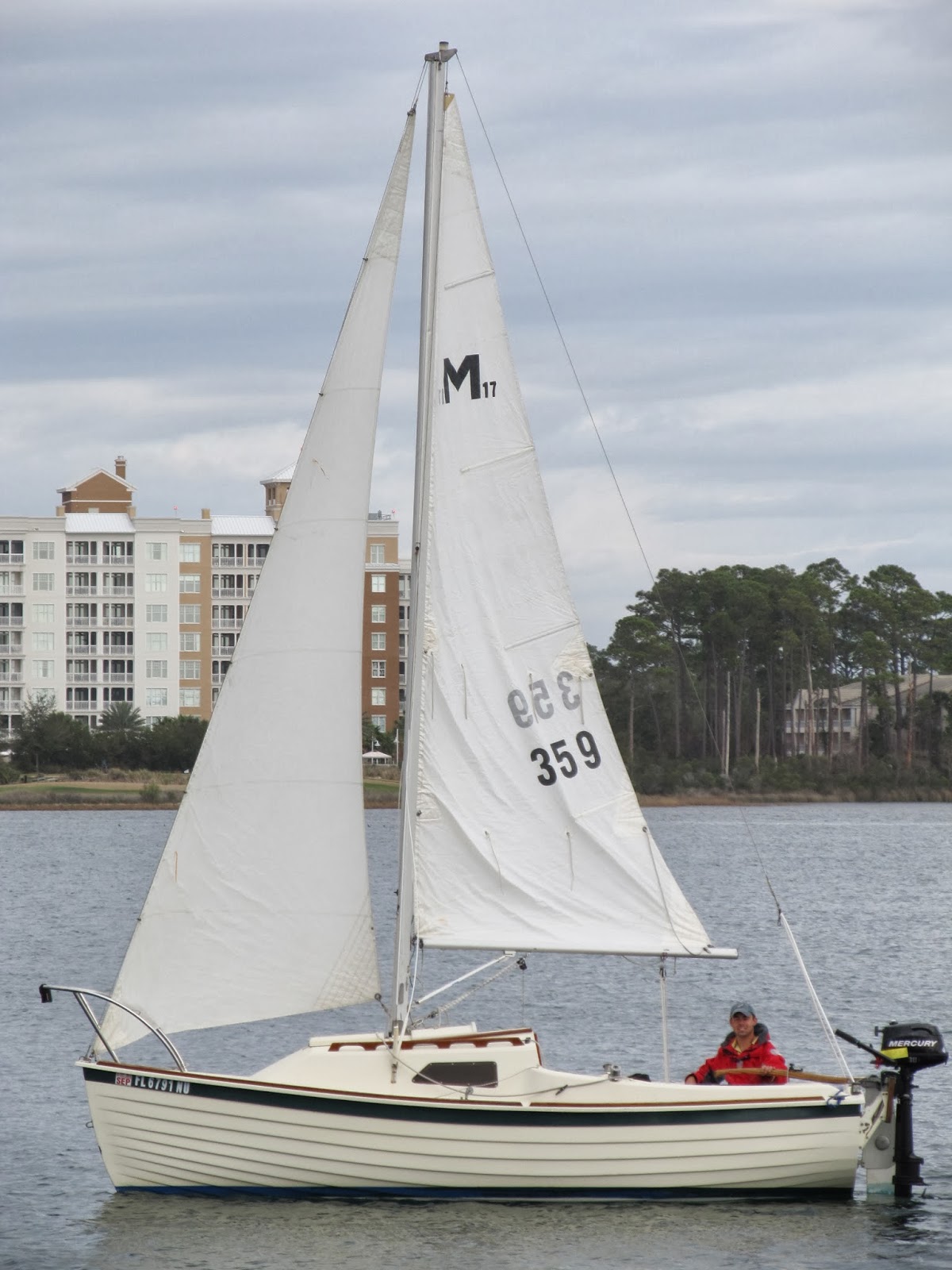 red jacket 17 sailboat