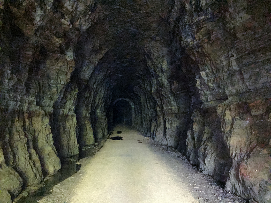 Stewart Tunnel on the Badger State Trail