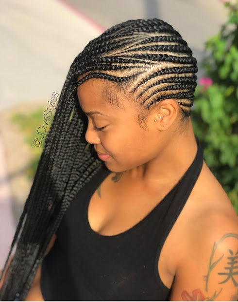 latest cornrow styles