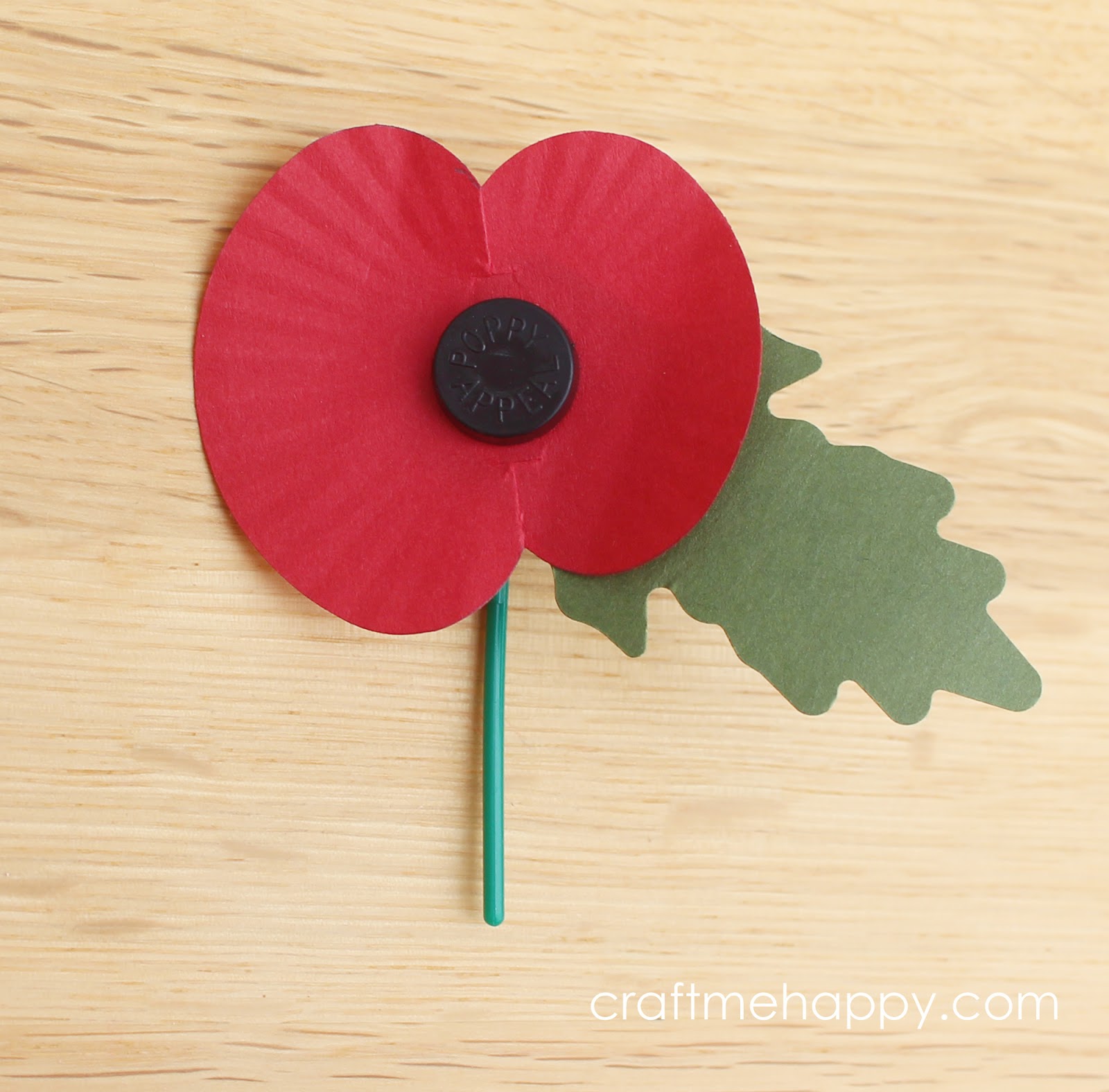 parts of the remembrance poppy