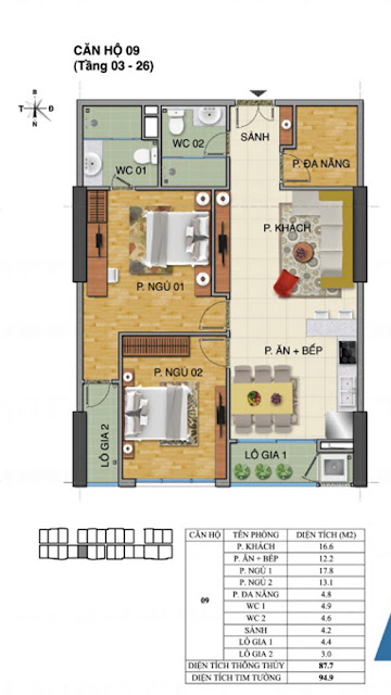 Căn hộ số 09 tòa Trường Thành A- Tràng An Complex Căn hộ số 09 tòa Trường Thành A- Tràng An Complex