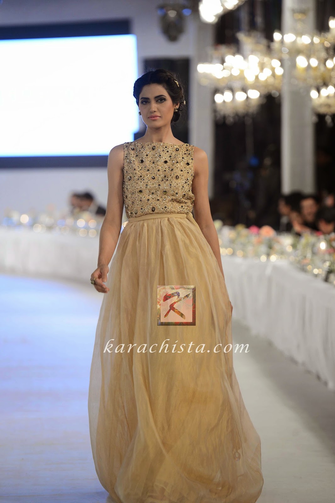 Sublime PFDC Swarovski Couture Sublime Swarovski crystals ensemble