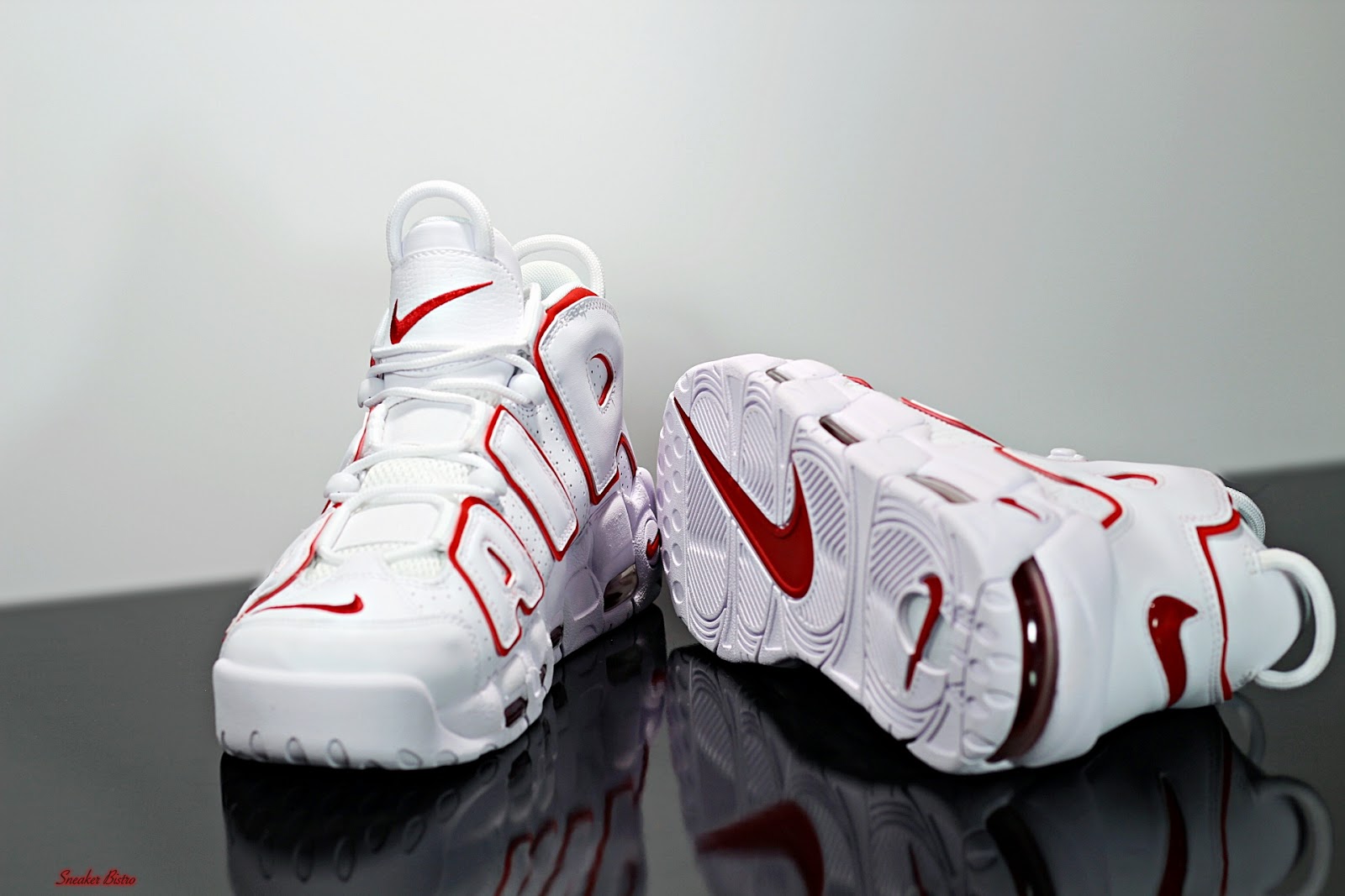 uptempo varsity red and white