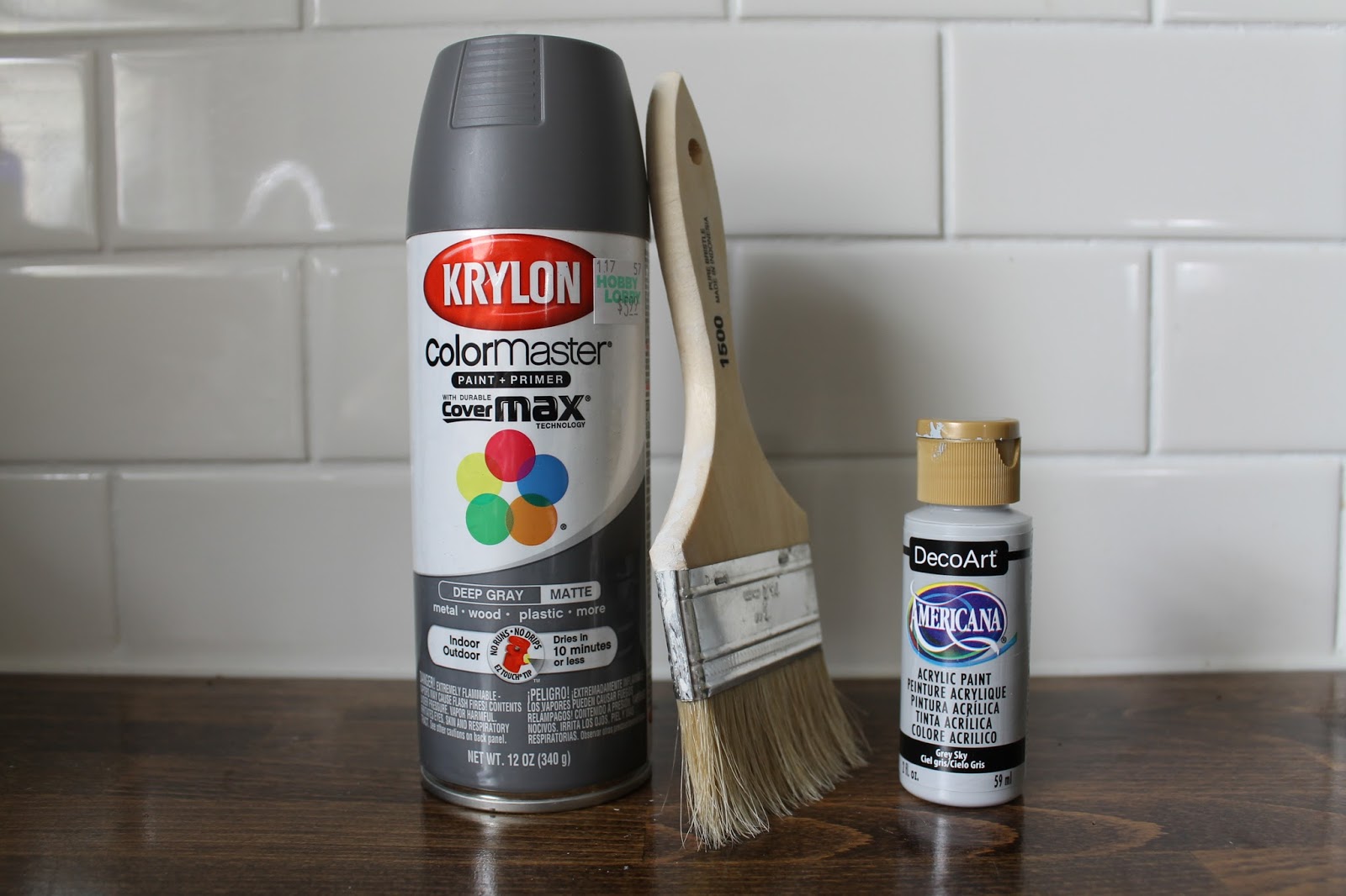 Wonderfully Made DIY Painted Concrete Vase