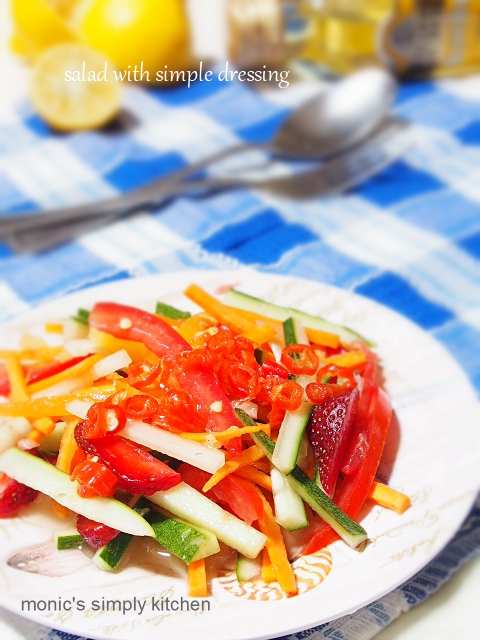 resep salad buah sayuran simple dressing