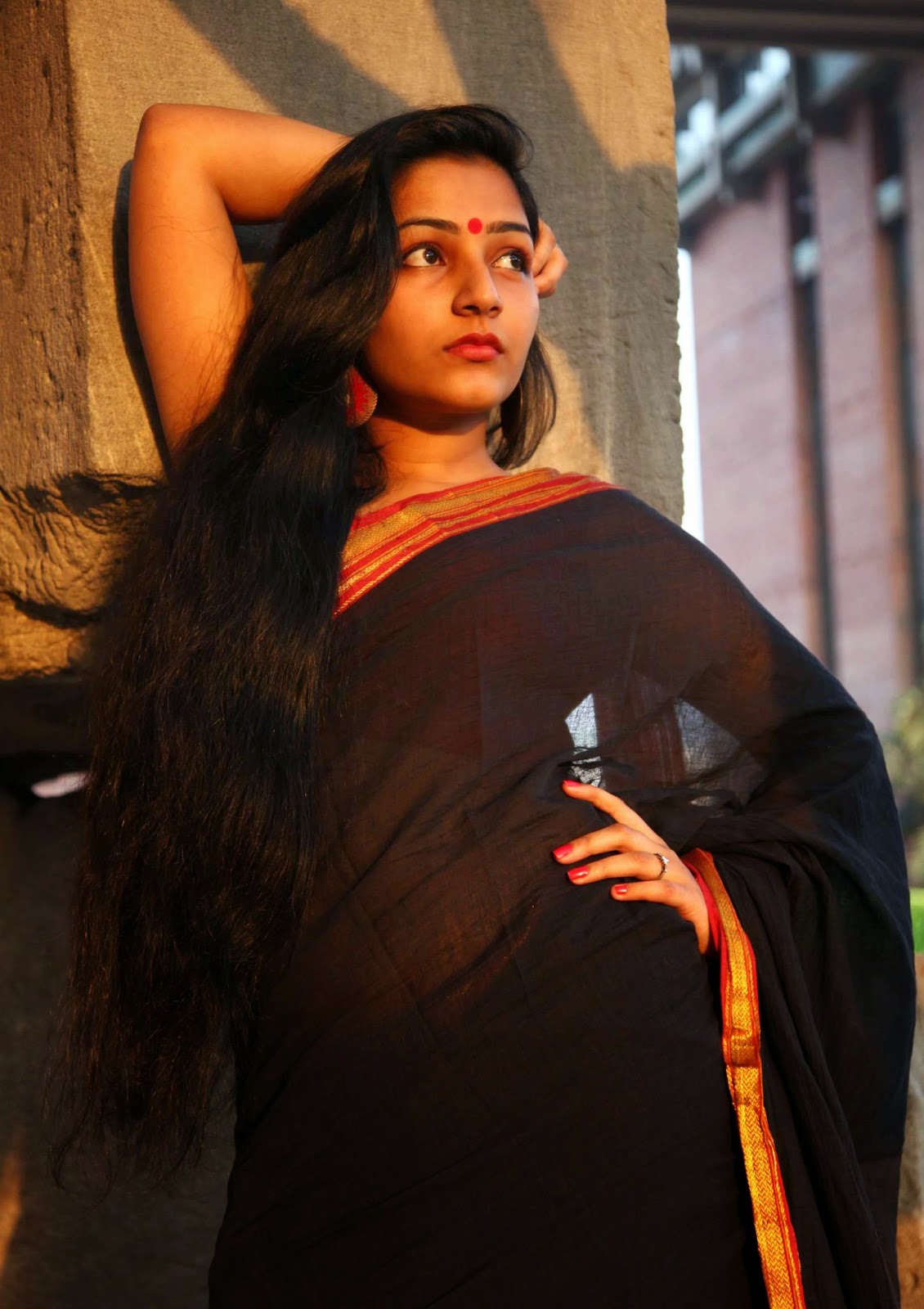 rejisha vijayan hot navel thighs armpits cleavage show