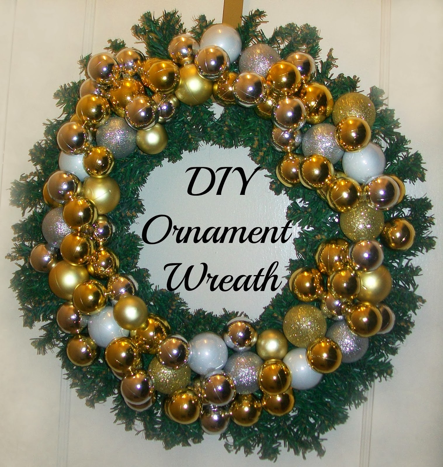 DIY Ornament Wreath NutButterLuver