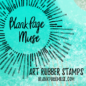 Blank Page Muse Rubber Stamps