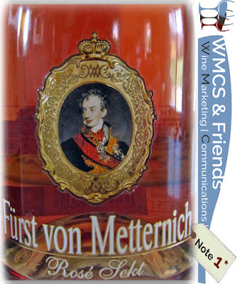 Fürst von Metternich Spätburgunder Rosé Sekt Globus - Test und Bewertung deutscher Sekt