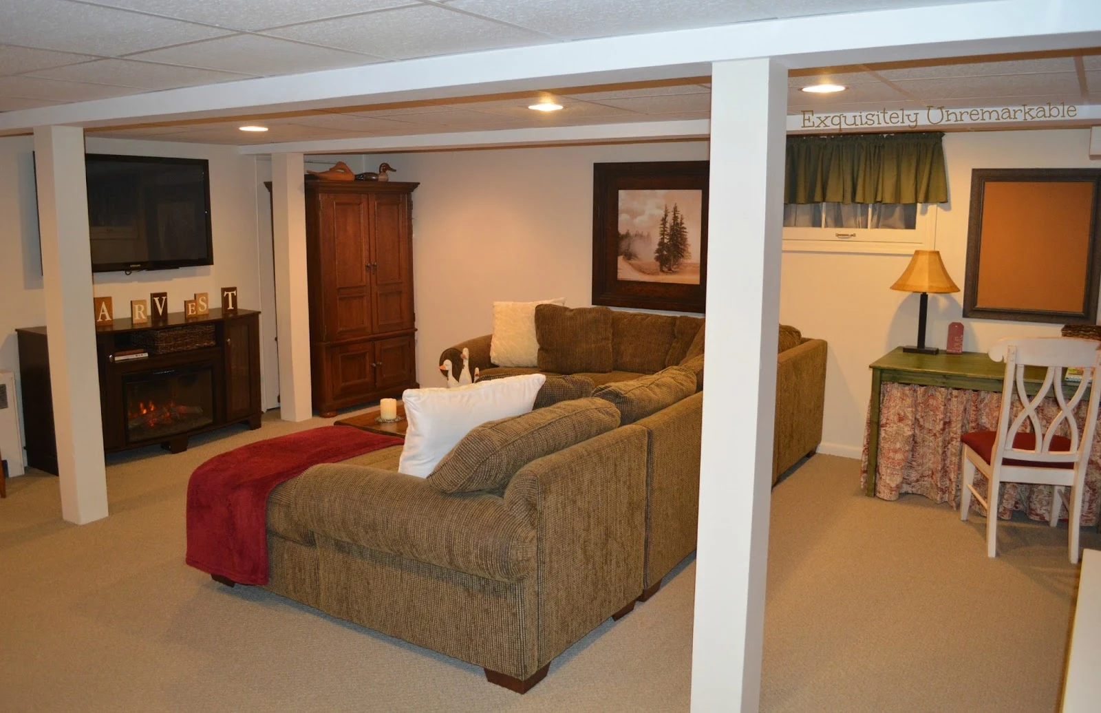 How to makeover your basement on a budget