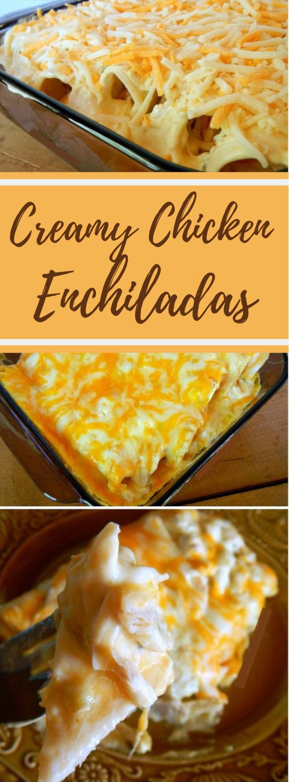 Creamy Chicken Enchiladas #Dinner #FamilyDinner Creamy Chicken Enchiladas #Dinner #FamilyDinner
