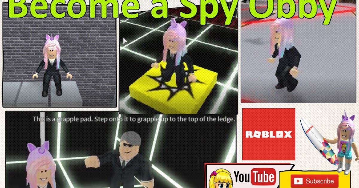 Chloe Tuber Roblox Become A Spy Obby Gameplay Can I Make It