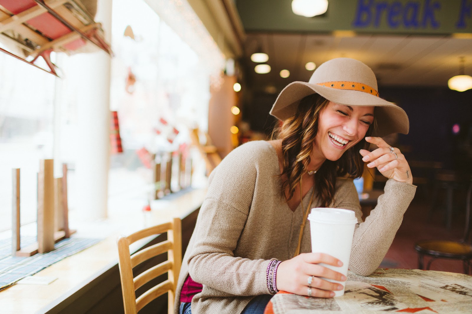Downtown Wabash, IN Coffee + Puppy Date His Photo Girl