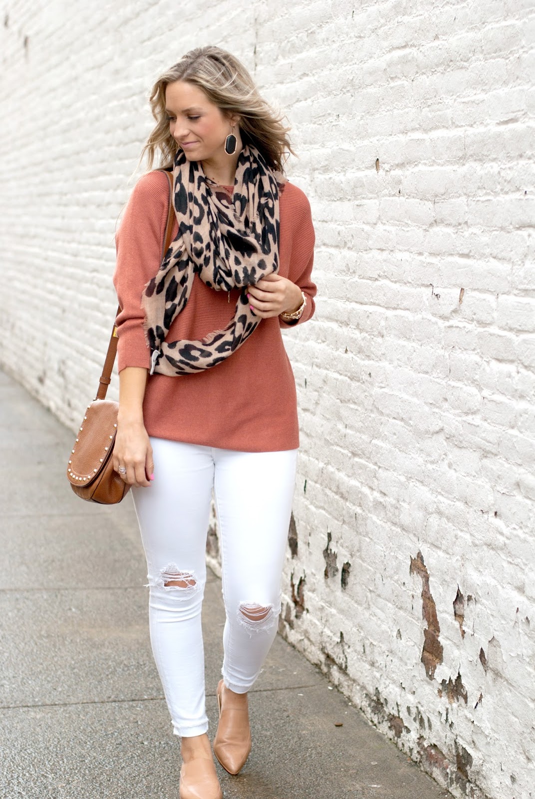 Leopard Scarf Fall Outfit Luxe Be A Lady