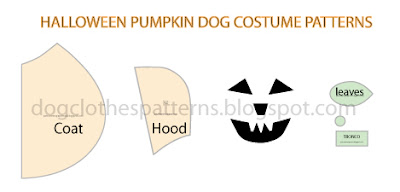 dog pumpkin costume cape patterns
