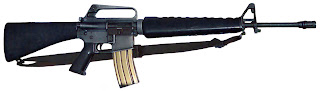 M16-A1 automatic rifle Vietnam war standard issue