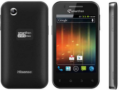 Spesifikasi Smartfren Andromax G Spesifikasi Smartfren Andromax G Andromax G ini hanya dibekali dengan ram berkapasitas 512MB. Sudah cukup baik untuk menjalankan beberapa aplikasi ringan bersamaan. Meski tak spesial, konsumen tak seharusnya mengeluhkan hal ini mengingat harganya yang miring. Andromax G memiliki ruang penyimpanan sebesar 4 GB dan masih bisa ditambah hingga 32GB dengan bantuan slot memori microSD. Andromax G hanya menyediakan kamera yang beresolusi mencapai 3,2MP. Kamera memang relatif kecil namun cukup baik untuk ukuran smartphone entry level. Kameranya juga dibekali dengan fixfocus dan LED flash yang cukup mumpuni. Selain itu ia memiliki kemampuan untuk merekam video dengan resolusi VGA. Andromax G memiliki kamera depan beresolusi 1,3MP. Andromax G ini menggunakan desain yang menurut kami biasa saja. Bodinya hanya terbuat dari bahan material plastik. Disisi – sisi bodi Andromax G, anda akan menemukan lis plastik yang memiliki finishing logam disana. Andromax G memiliki dimensi yang berukuran 125 x 64,4 x 9,9mm dengan berat hanya sekitar 120 gram saja. Kelebihan Android yang bergerak di jaringan CDMA ini telah mendukung akses internet yang cepat melalui EVDO Rev A, tentunya pada jaringan smartfren Ia juga telah mendukung dual sim CDMA dan GSM, dimana satu sim hanya bisa untuk smartfren dan satu lagi untuk kartu GSM yang bebas diisi dengan kartu apa saja. Ukuran layar yang cukupan yaitu 4 inci, sehingga ukurannya cukupan untuk menavigasi layar. Disediakan penyimpanan internal yang cukupan yaitu 4 GB, meskipun tidak bisa digunakan sepenuhnya 4 GB karena terpotong untuk sistem operasi, namun kapasitas sisanya sudah cukup untuk menyimpan banyak aplikasi penting. Untuk meningkatkan kapasitas simpan internal, disediakan sebuah slot penyimpanan eksternal jenis microSD, dengan ini pengguna bisa menyimpan banyak data dan aplikasi, karena beberapa aplikasi bisa dipindah ke memori eksternal, sehingga tidak memenuhi penyimpanan internal. Smartfren Andromax G telah mengadopsi sistem operasi terbaru yaitu android jelly bean versi 4.1, yang kompatible dengan banyak aplikasi, tentunya ia juga bisa untuk menjalankan BBM for android. Bagian dapur pacu yang ditingkatkan yang lebih tinggi dari andromax C, yaitu dual core dengan kecepatan 1,2 Ghz Snapdragon buatan qualcomm. Smartfren Andromax G juga telah dilengkapi dengan kamera depan yan bisa digunakan untuk video chat dengan aplikasi skype atau sejenisnya. Bagian audio yang mampu menampilkan suara lebih baik dengan teknologi Dolby. Untuk kebutuhan hiburan, Smartfren Andromax G dilengkapi juga dengan radio FM, sehingga pengguna yang bisa dengan koleksi lagu di handphone bisa memutar siaran berita atau musik dari radio. Disediakan pula fitur wifi hotspot yang bisa digunakan oleh pengguna untuk mengakses internet di area wifi. Smartfren. Andromax G juga mendukung fitur tethering, sehingga handphone bisa untuk berbagi koneksi internet dengan perangkat lain yang memiliki wifi. Smartfren Andromax G dilengkapi dengan fitur GPS yang mendukung A-GPS, sehingga pengguna bisa mengetahui koordinat atau titik lokasinya ketika melakukan pemetaan, atau menentukan rute pejalanan agar tidak tersesat.