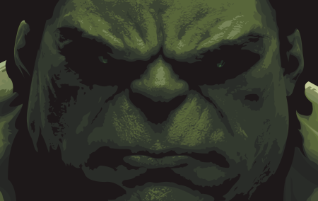 The Incredible Hulk Vector Poster