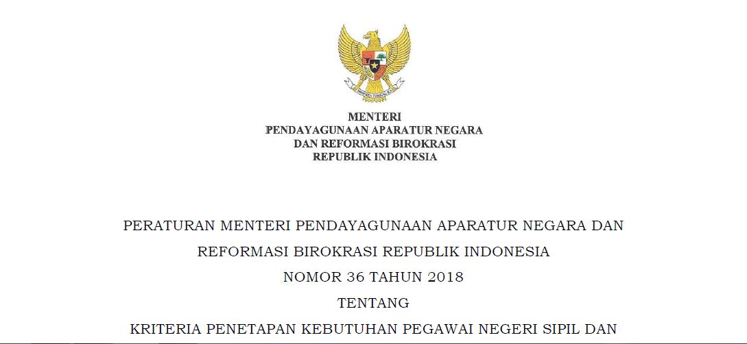 PERATURAN TENTANG CPNS 2018 ~ FOPPSI KABUPATEN PINRANG 2017-2020