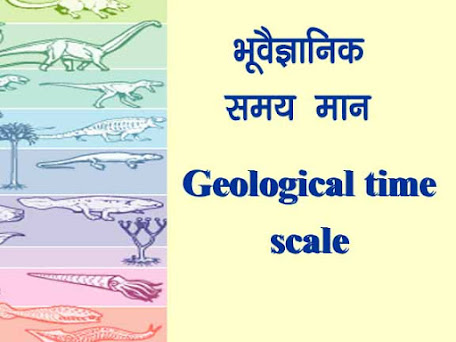 भूवैज्ञानिक समय-मान { Geological time scale with events }
