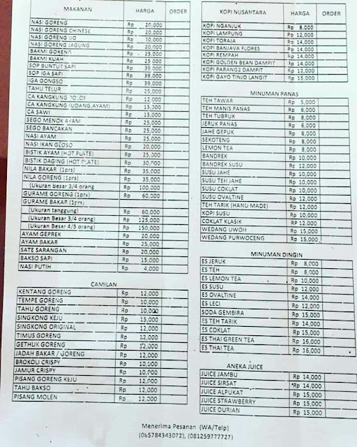 Fb/MagetanBanget Harga Menu Makanan dan Minuman di Resort Mbah Djoe Fb/MagetanBanget Harga Menu Makanan dan Minuman di Resort Mbah Djoe