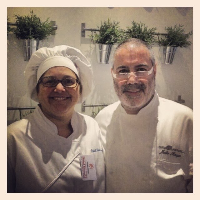Con el Chef Julio Reoyo de Mesón Doña Filo