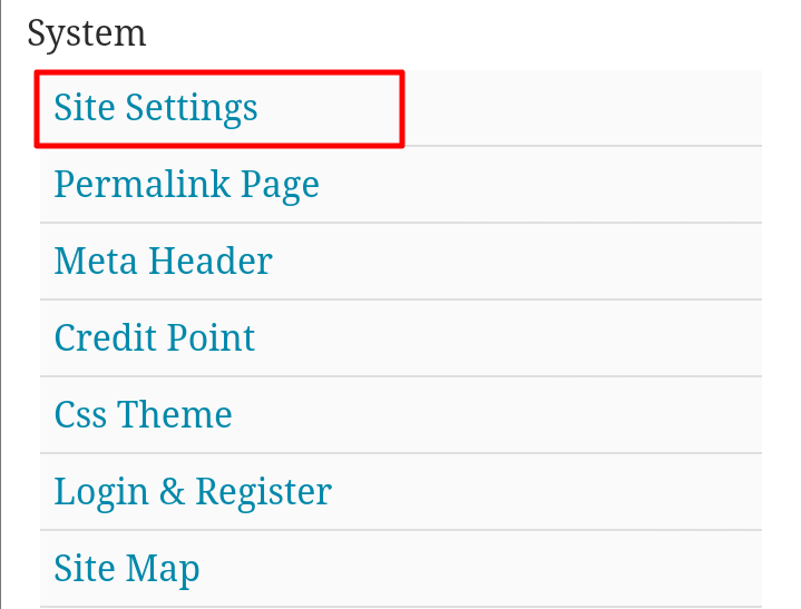 Wapkiz Site Settings