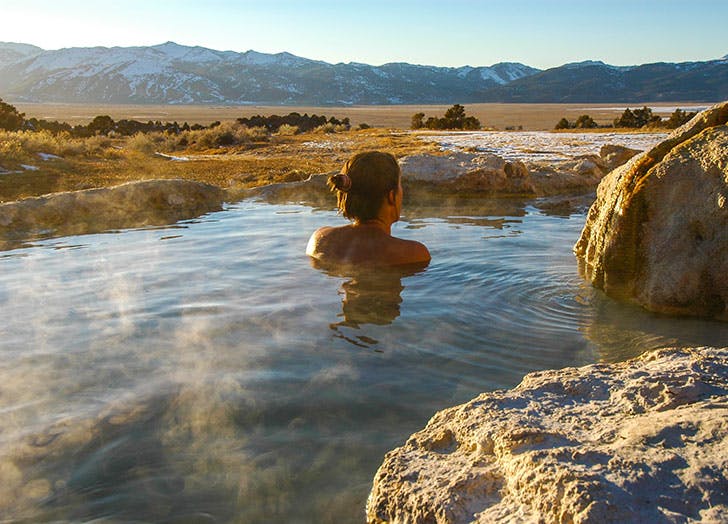 Travertine Hot Springs in Bridgeport, CA
