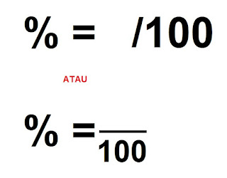 Persen atau Per seratus Persen atau Per seratus