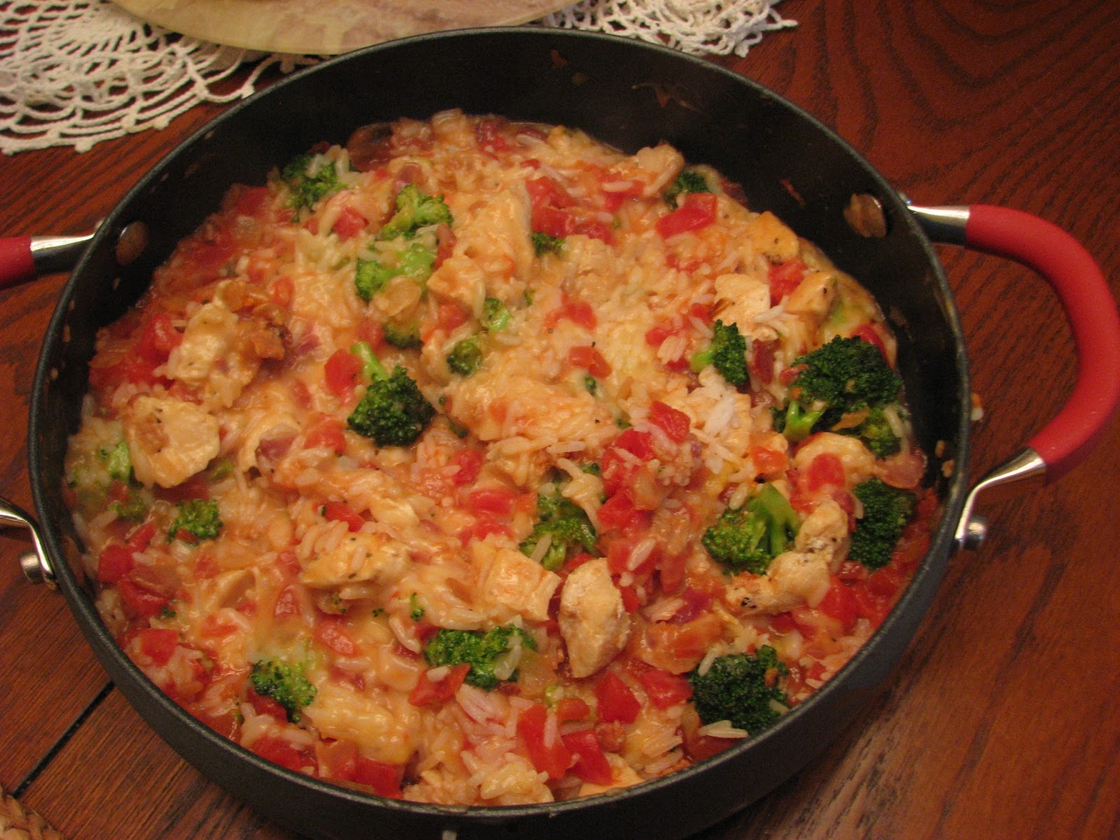 TheFultonGirls Cheesy Chicken Bacon Broccoli and Rice