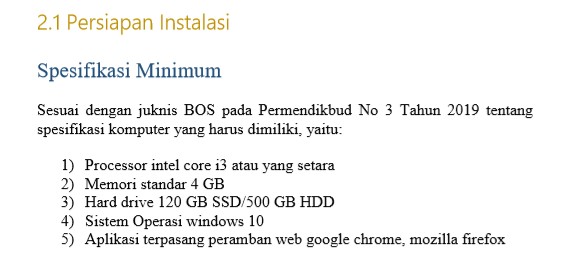 Spesifikasi Laptop Dapodikdasmen 2019 c Spesifikasi Laptopnyang dibutuhkan untuk Dapodikdasmen 2019 c
