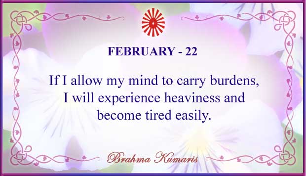 February 22 Thought For The Day February 22