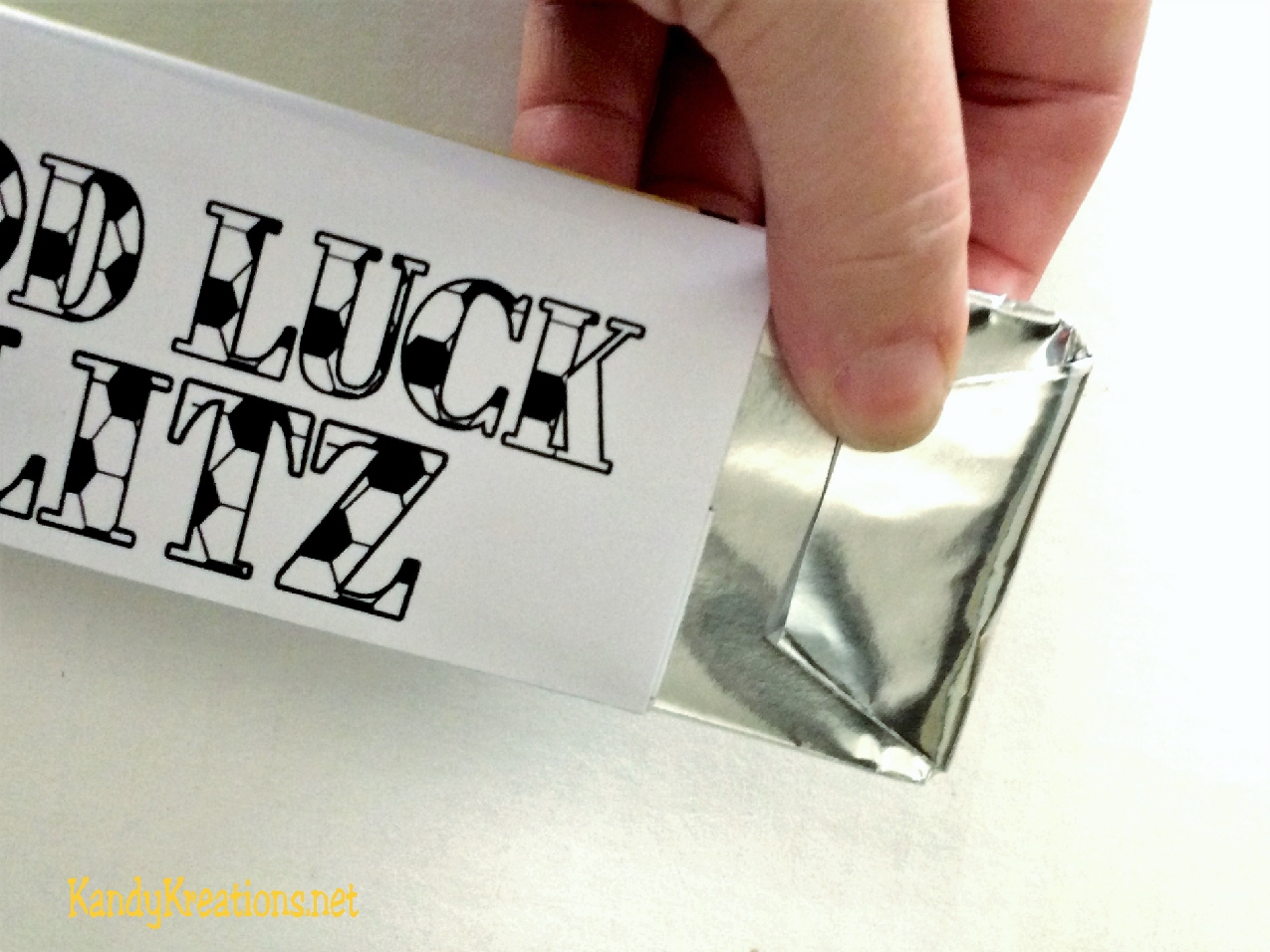 DIY Party Mom Soccer Jersey Candy Bar Wrappers