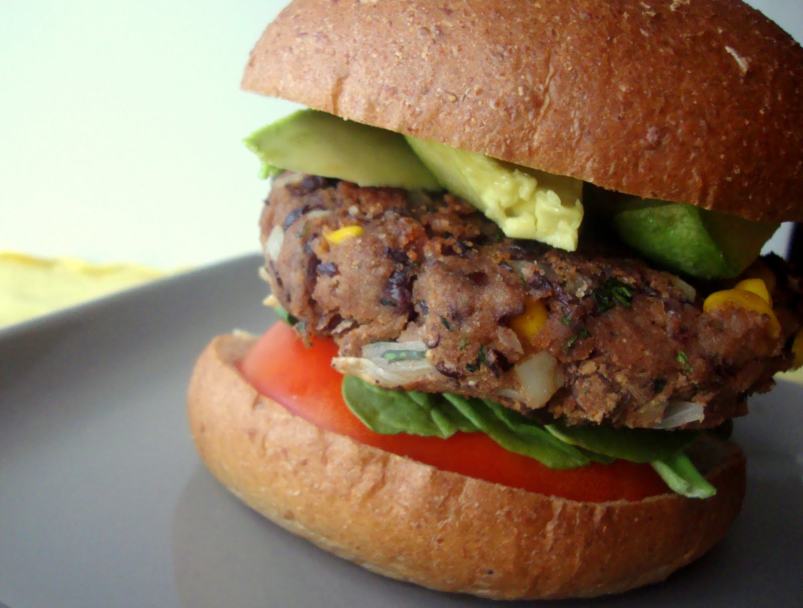 Spicy Black Bean Burger spicy-black-bean-burger