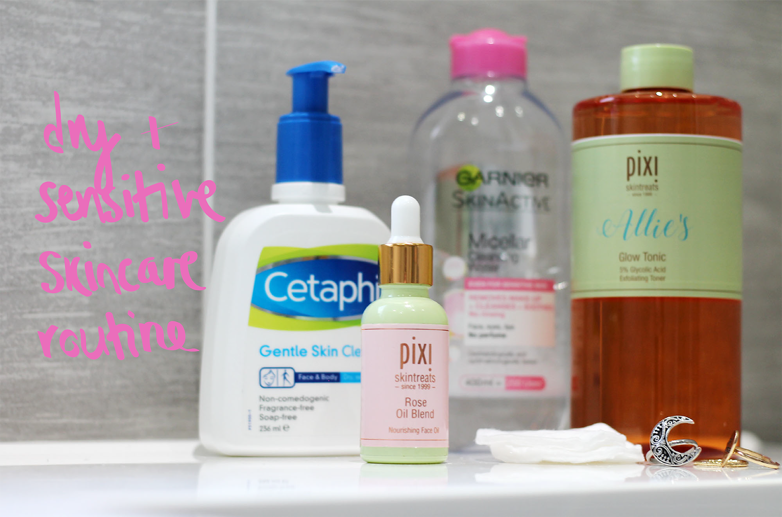 skincare routine for dry and sensitive skin