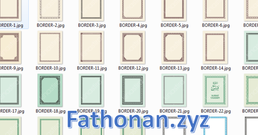 Fathonan Kumpulan Bingkai Cover Buku Yasin Fathonan Kumpulan Bingkai Cover Buku Yasin