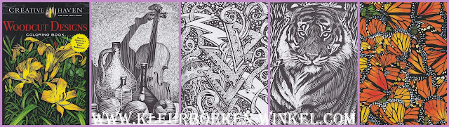 kleurboek woodcut designs kleurboek woodcut designs