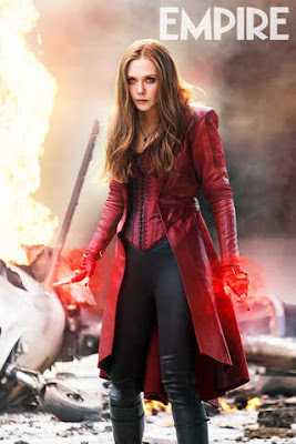 Elizabeth Olsen as Scarlet Witch in Captain America: Civil War