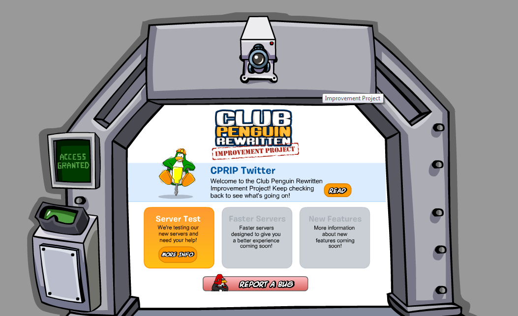 Club Penguin Rewritten Impromovent Project has arrived! Club Penguin