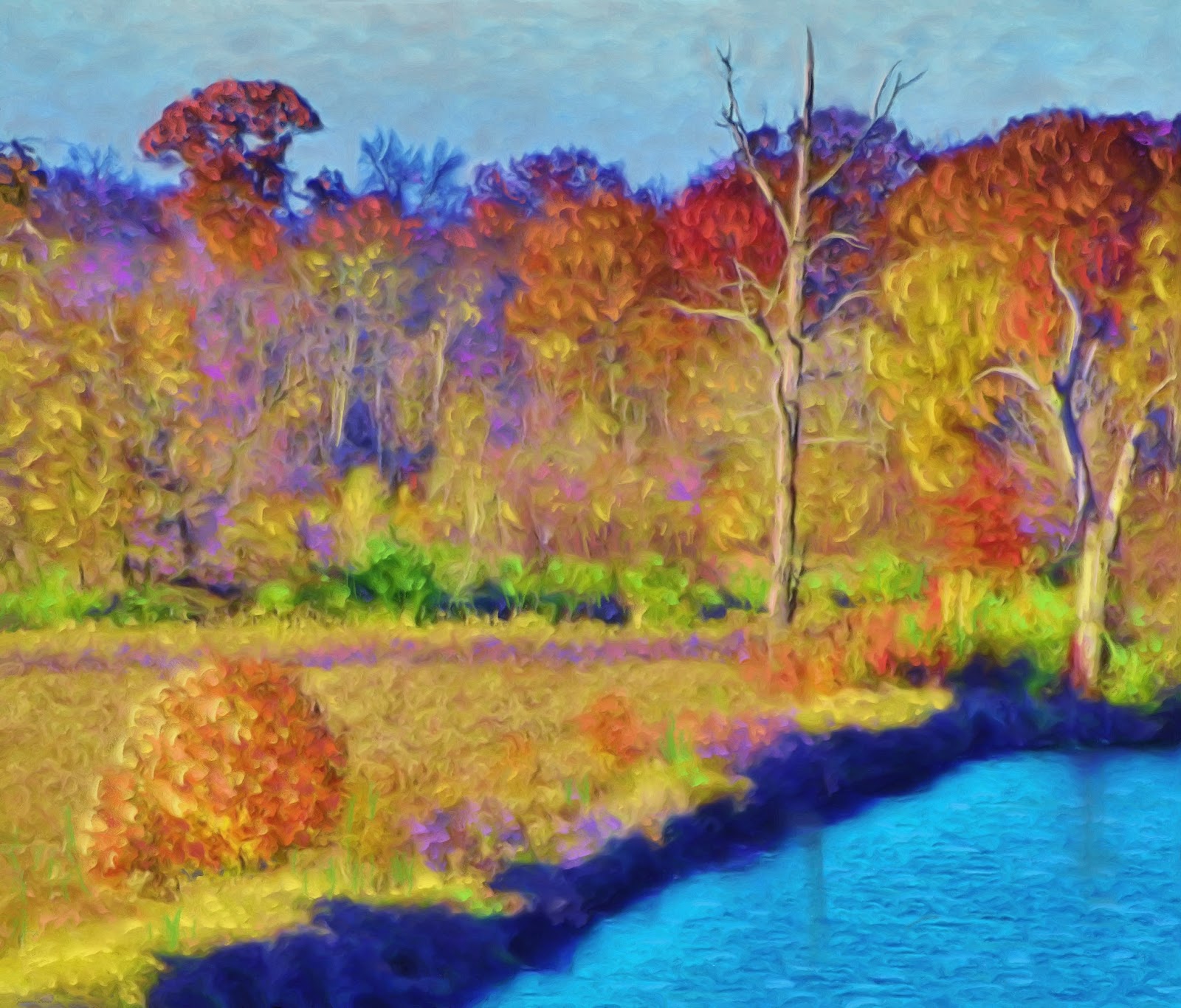 Paintings Of Artists Original Unusual Art Painting Of Colorful Fall