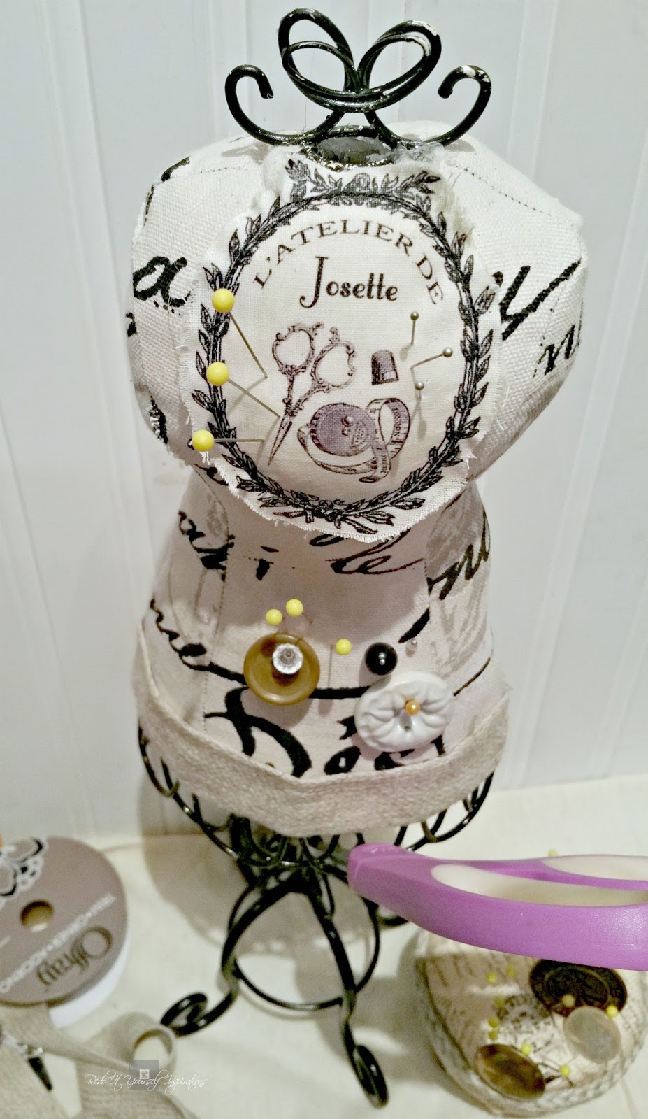 Easy DIY Dress Form Pin Cushion Redo It Yourself Inspirations Easy