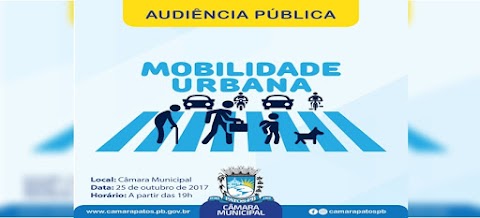 Audiência Publica: Mobilidade Urbana dia 25 de outubro de 2017