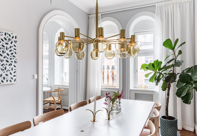  Дизайн-проекты. Элегантная и светлая квартира в Стокгольме