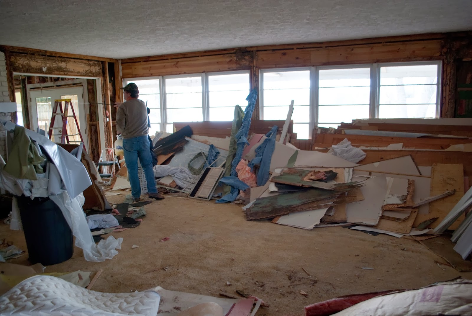 Lake House Remodel Demo Savvy A The Living E As We Did Demo