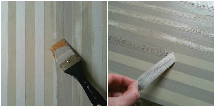 MESA A RAYAS CHALK PAINT